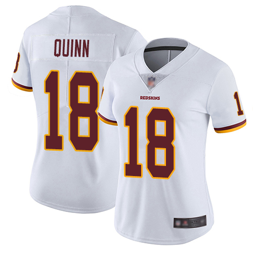 Washington Redskins Limited White Women Trey Quinn Road Jersey NFL Football #18 Vapor Untouchable